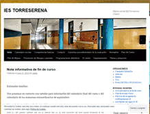 Tablet Screenshot of iestorreserena.com